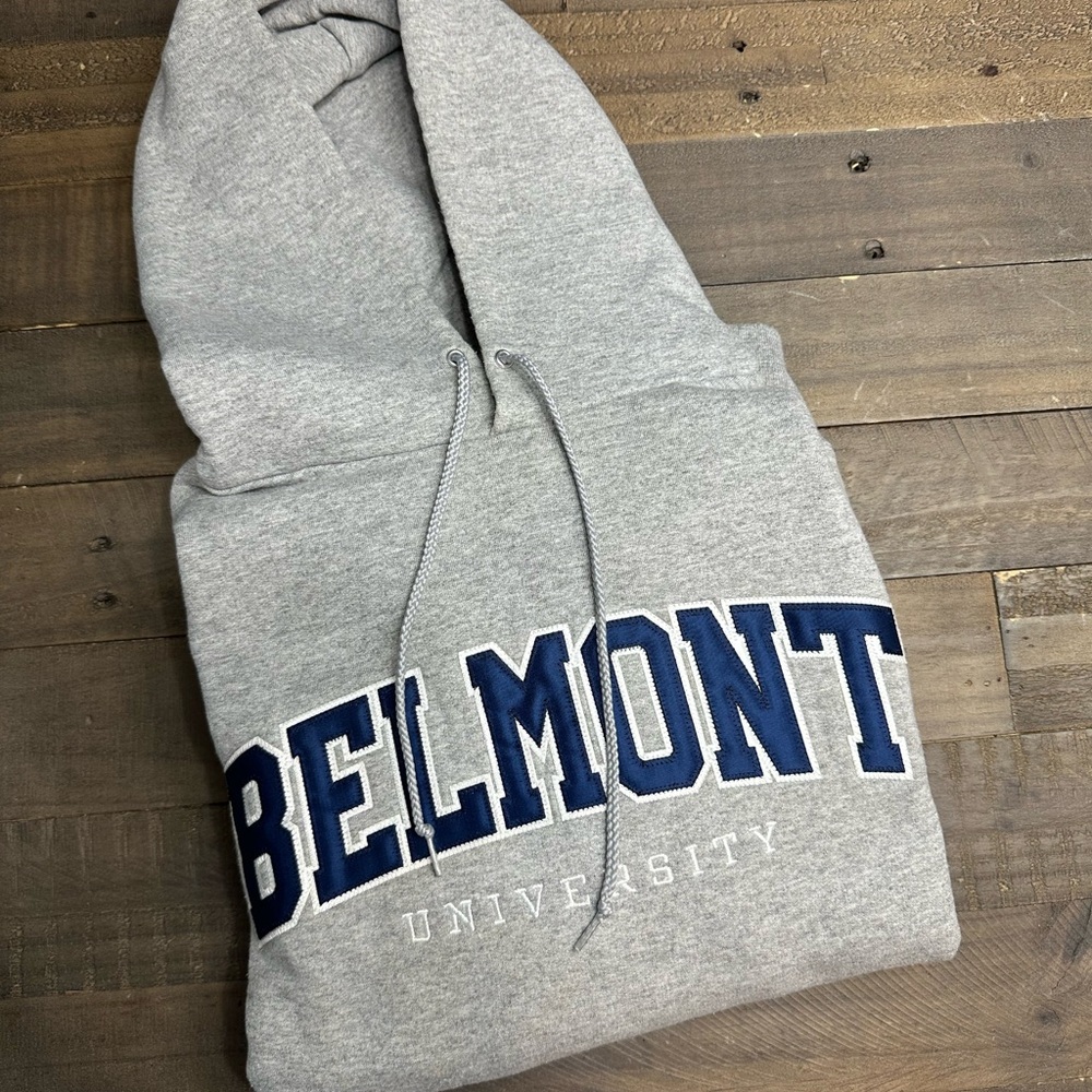 Champion Belmont Gray and Blue Hoodie